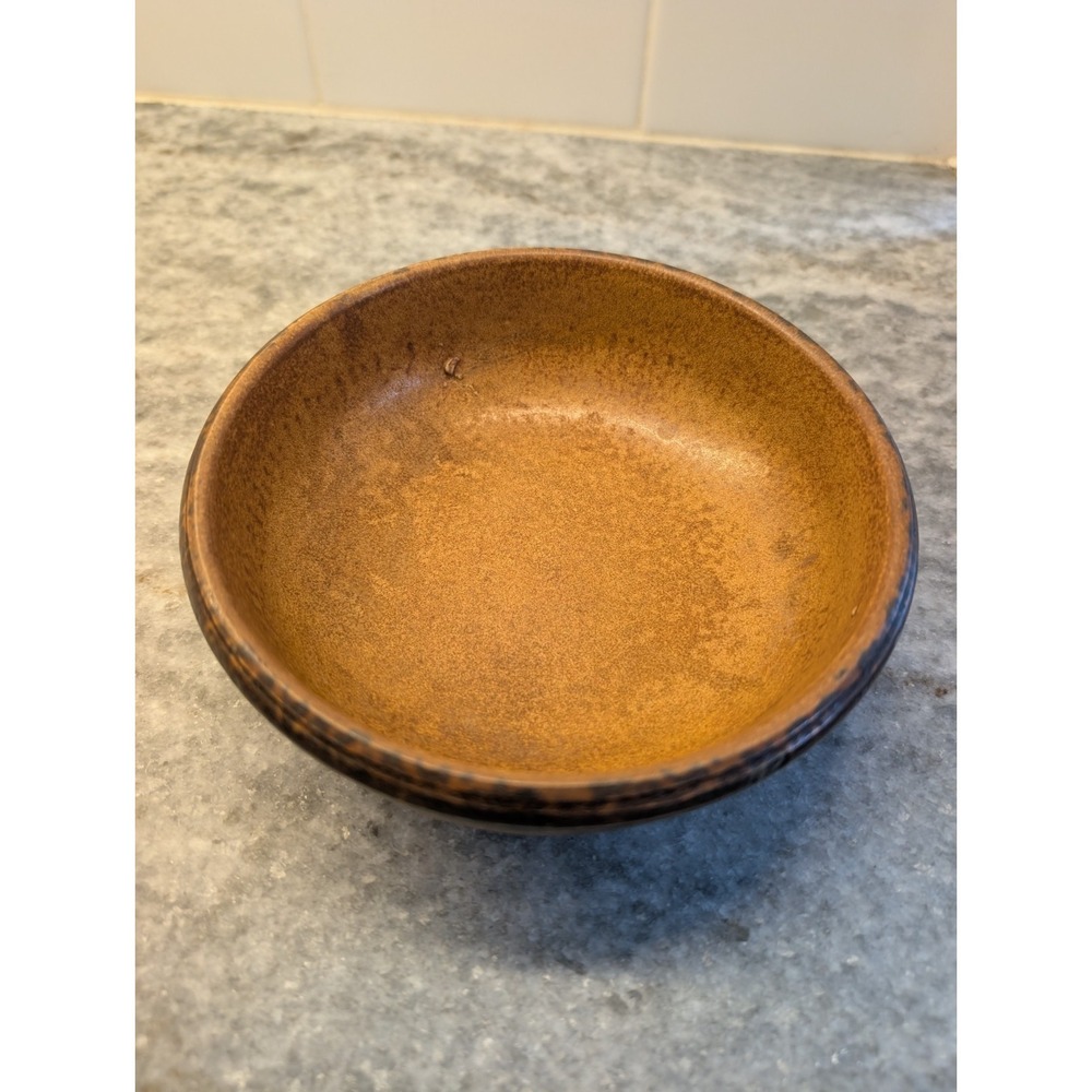 Vintage McCoy Pottery Canyon 1413 USA Mesa Bowl